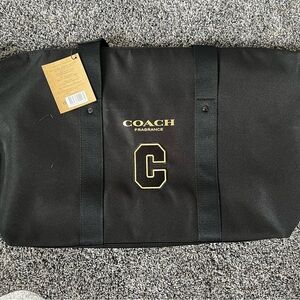NWT Coach fragrance weekend duffle bag Black Tote Bag